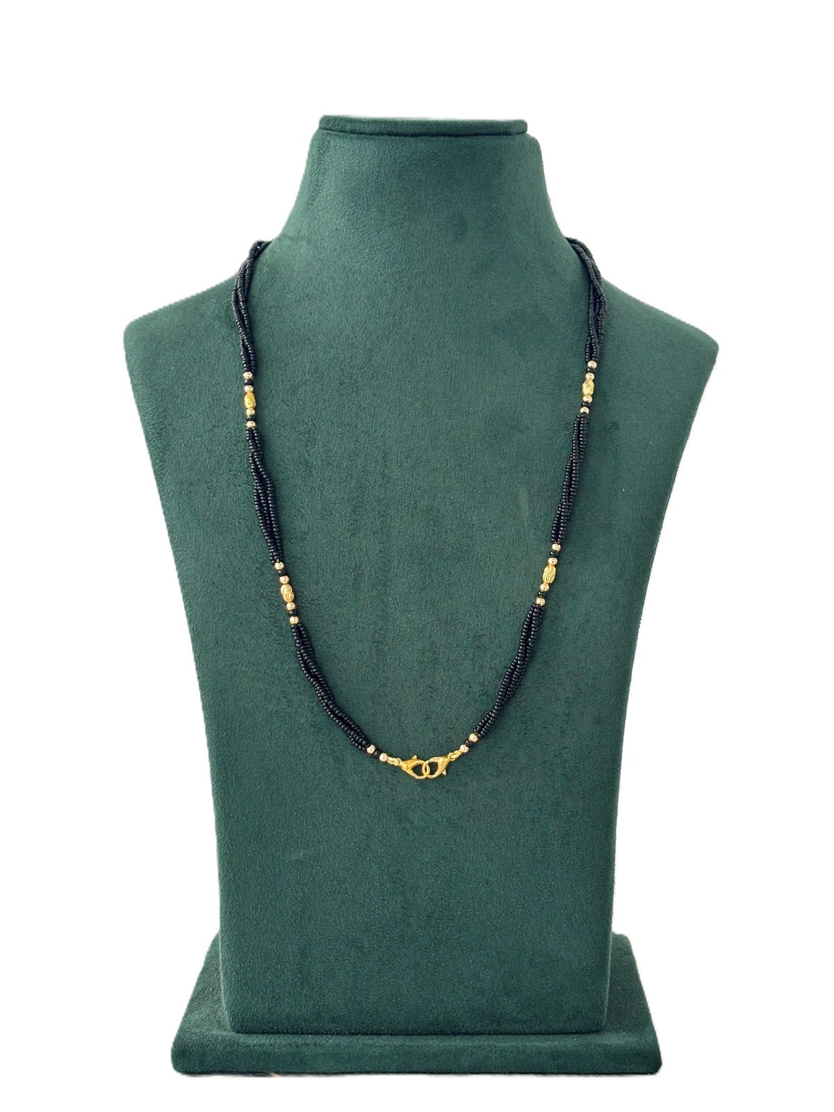 Semifinished Black Seed Bead Chain Design 8