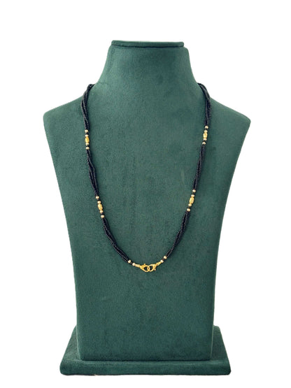 Semifinished Black Seed Bead Chain Design 8