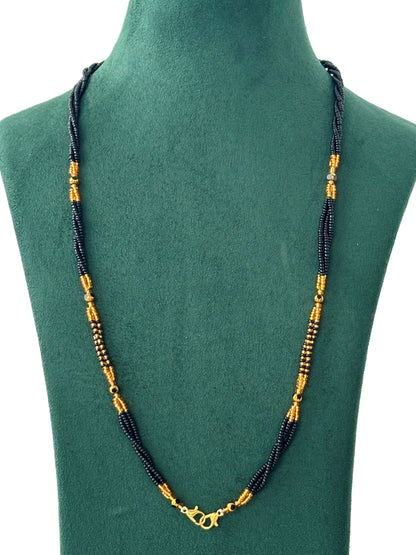 Semifinished Black Seed Bead Chain Design 10