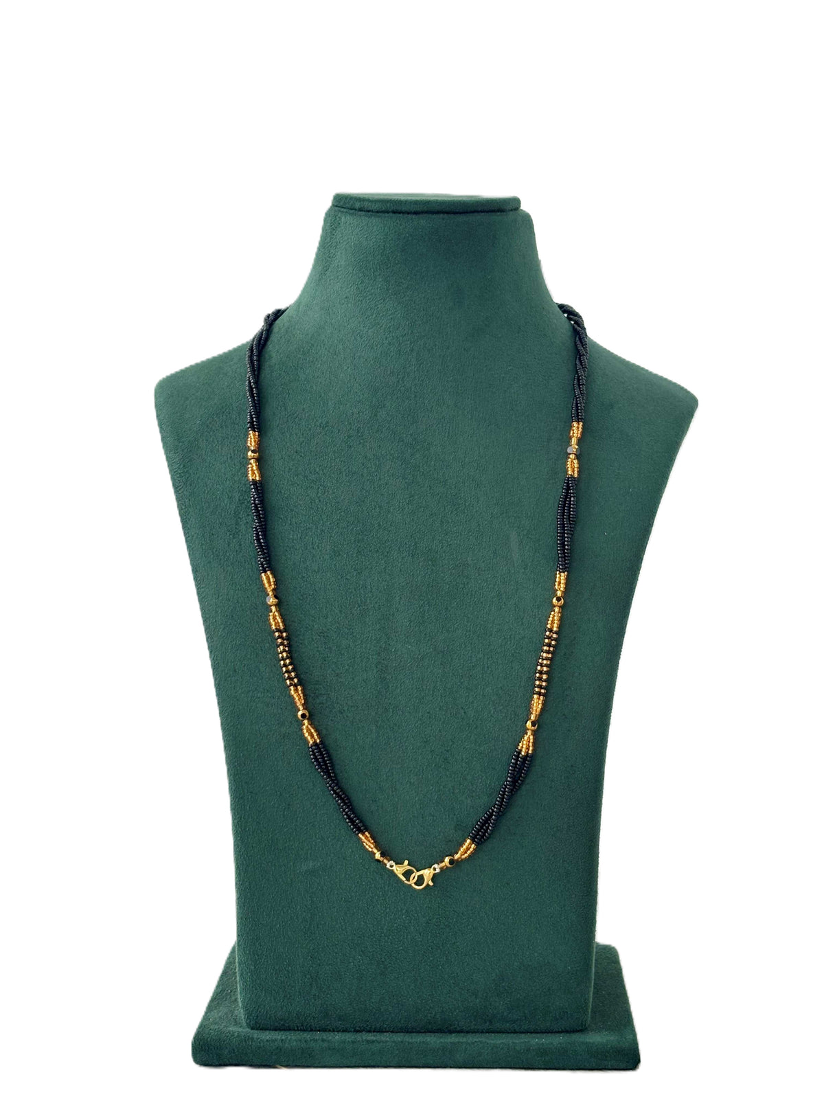 Semifinished Black Seed Bead Chain Design 10