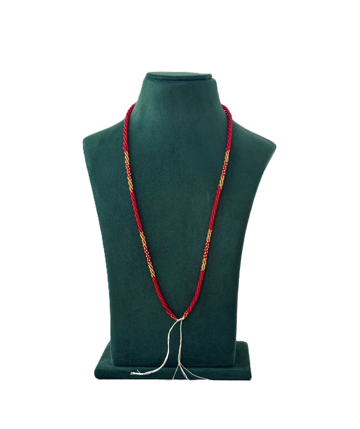 Semifinished Red Seed Bead Chain Design 13