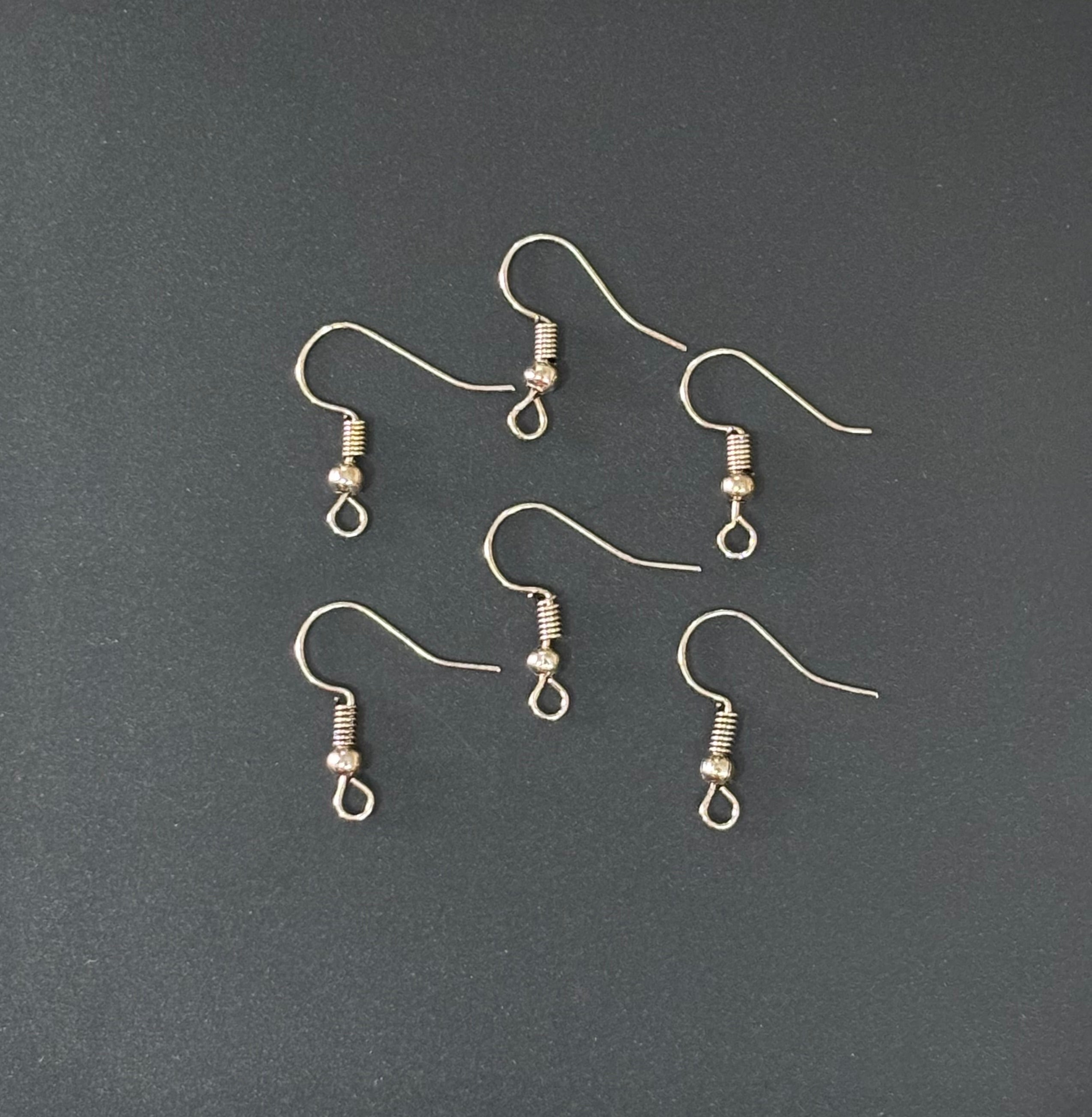 Gunmetal Earring Fish Hooks for Jewelry Making