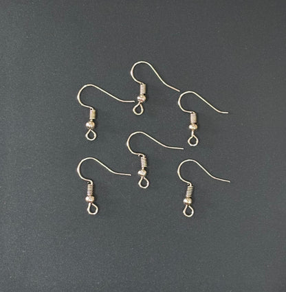 Gunmetal Earring Fish Hooks for Jewelry Making