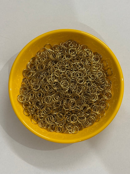 Gold Jump Rings for Jewelry Making 7MM
