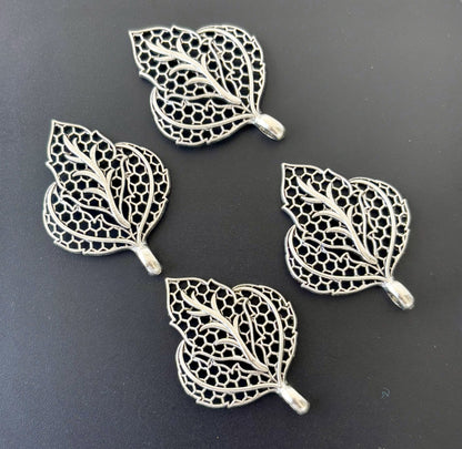 Unique Filigree Leaf Charms