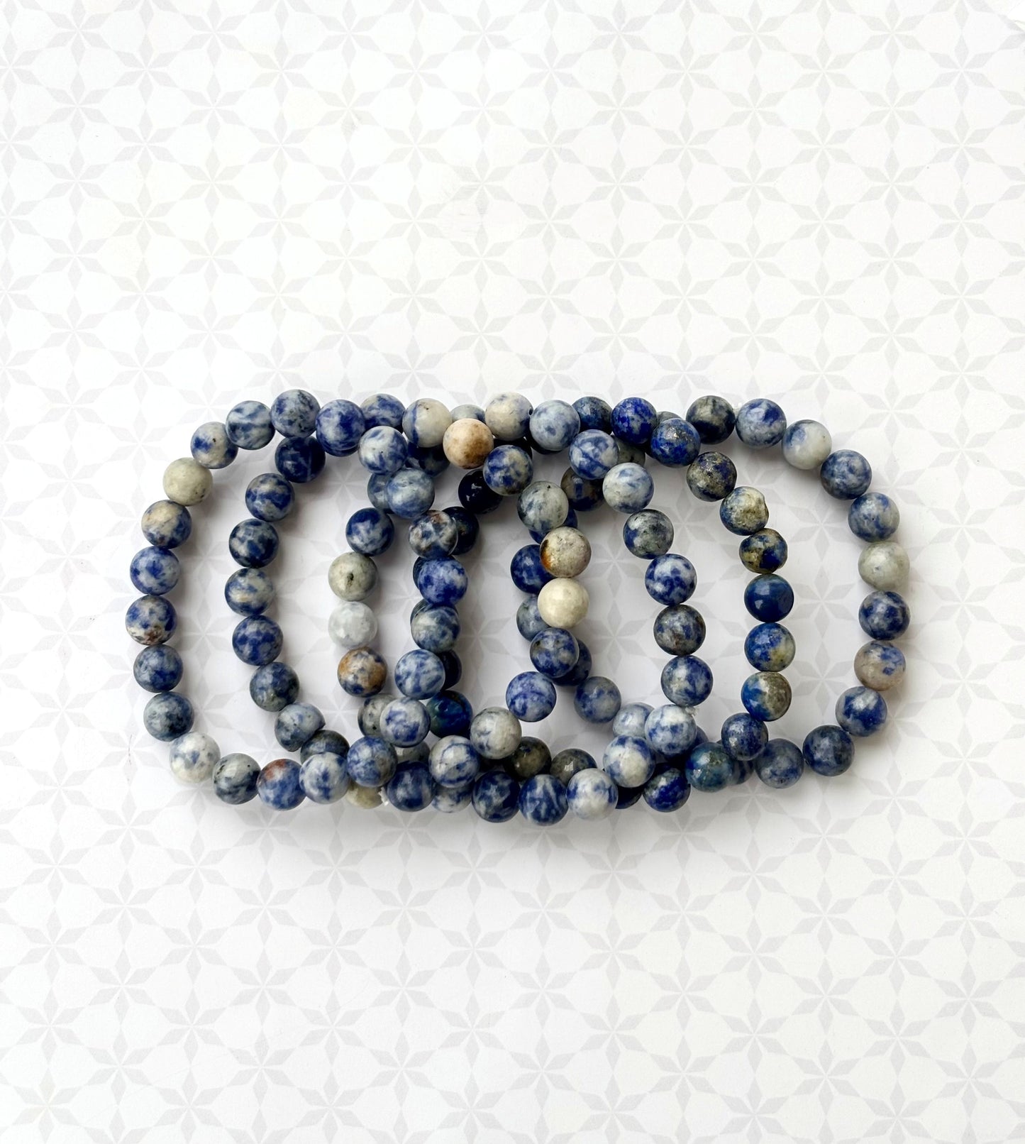 Natural Sodalite Gemstone Bracelet
