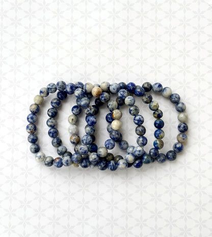 Natural Sodalite Gemstone Bracelet