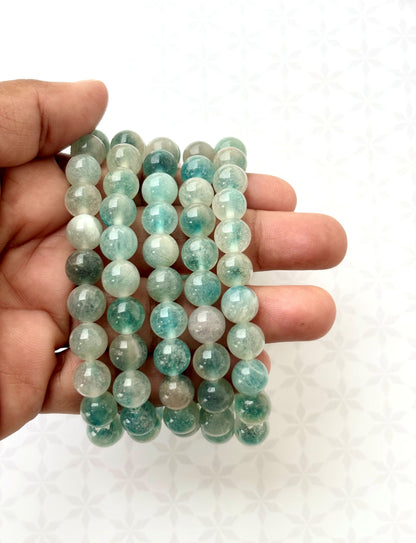 Natural Aquamarine Gemstone Bracelet