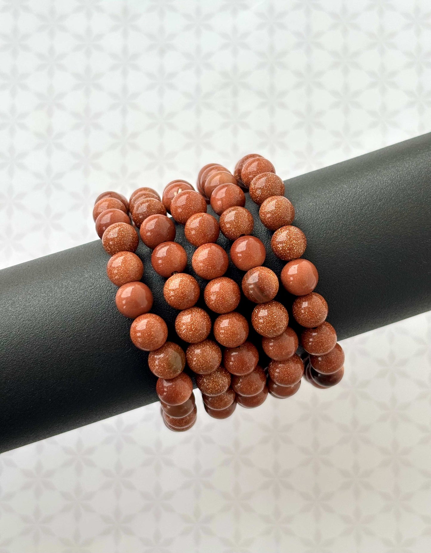 Sparkling Brown Goldstone Bracelet