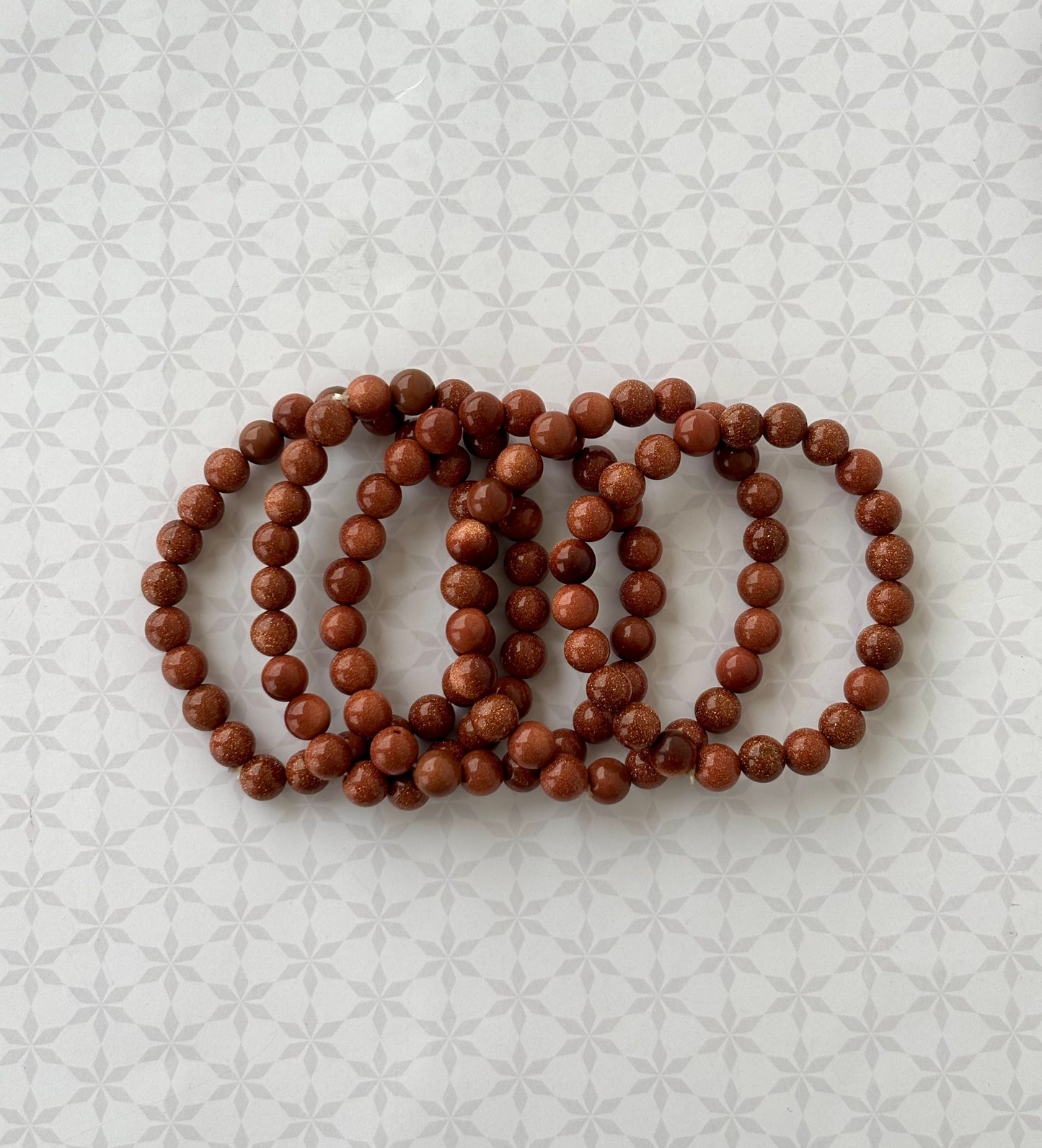 Sparkling Brown Goldstone Bracelet