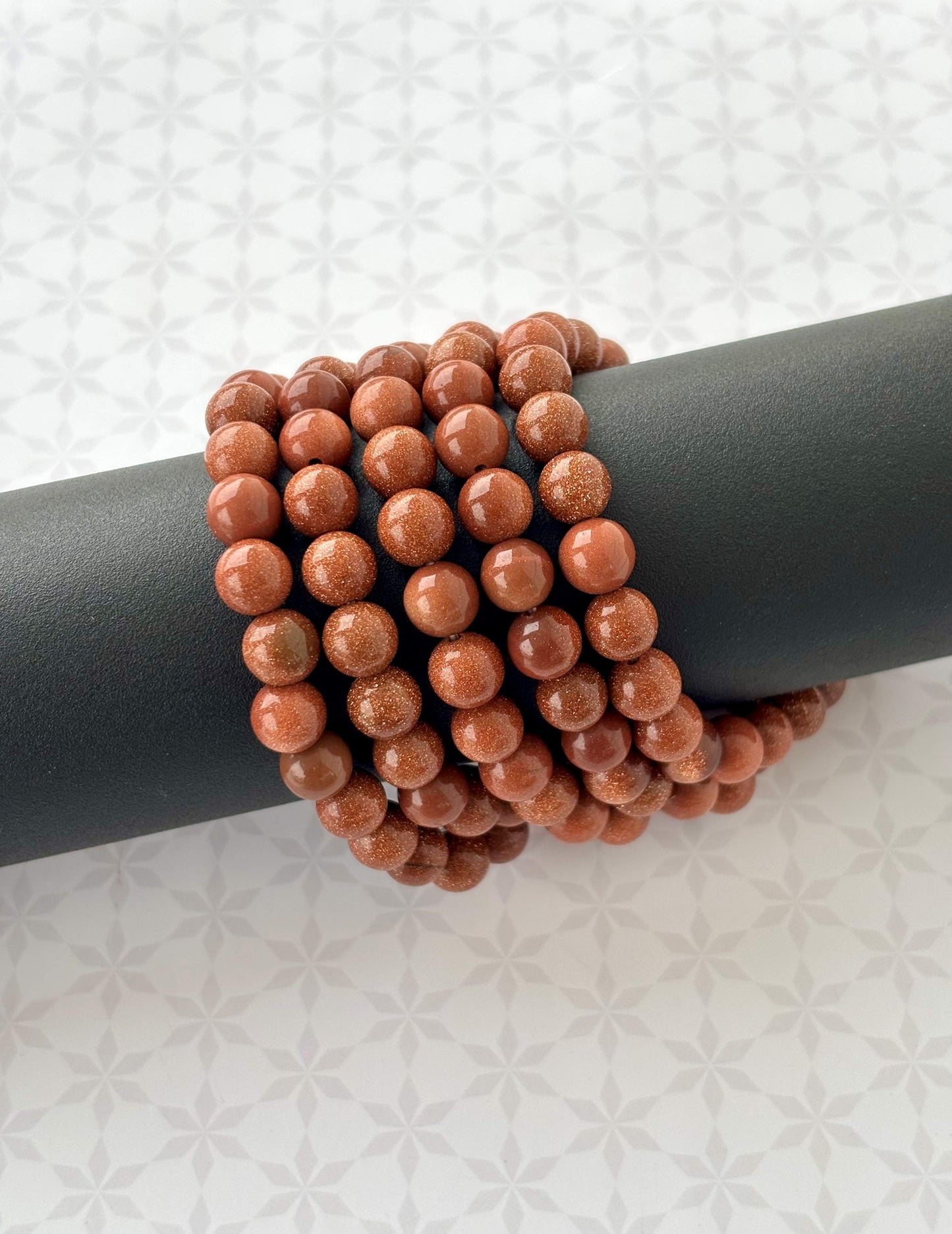 Sparkling Brown Goldstone Bracelet