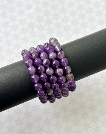 Natural Amethyst Gemstone Bracelet