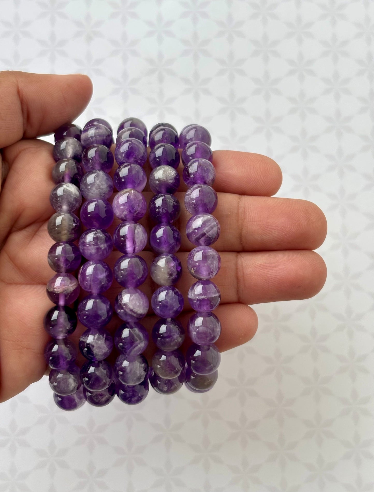 Natural Amethyst Gemstone Bracelet