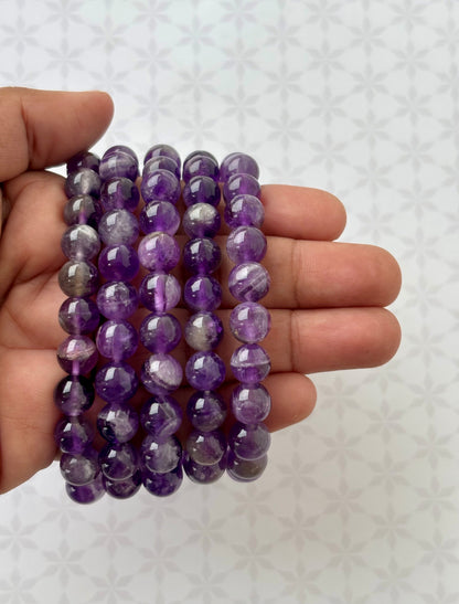 Natural Amethyst Gemstone Bracelet