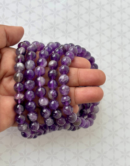 Natural Amethyst Gemstone Bracelet