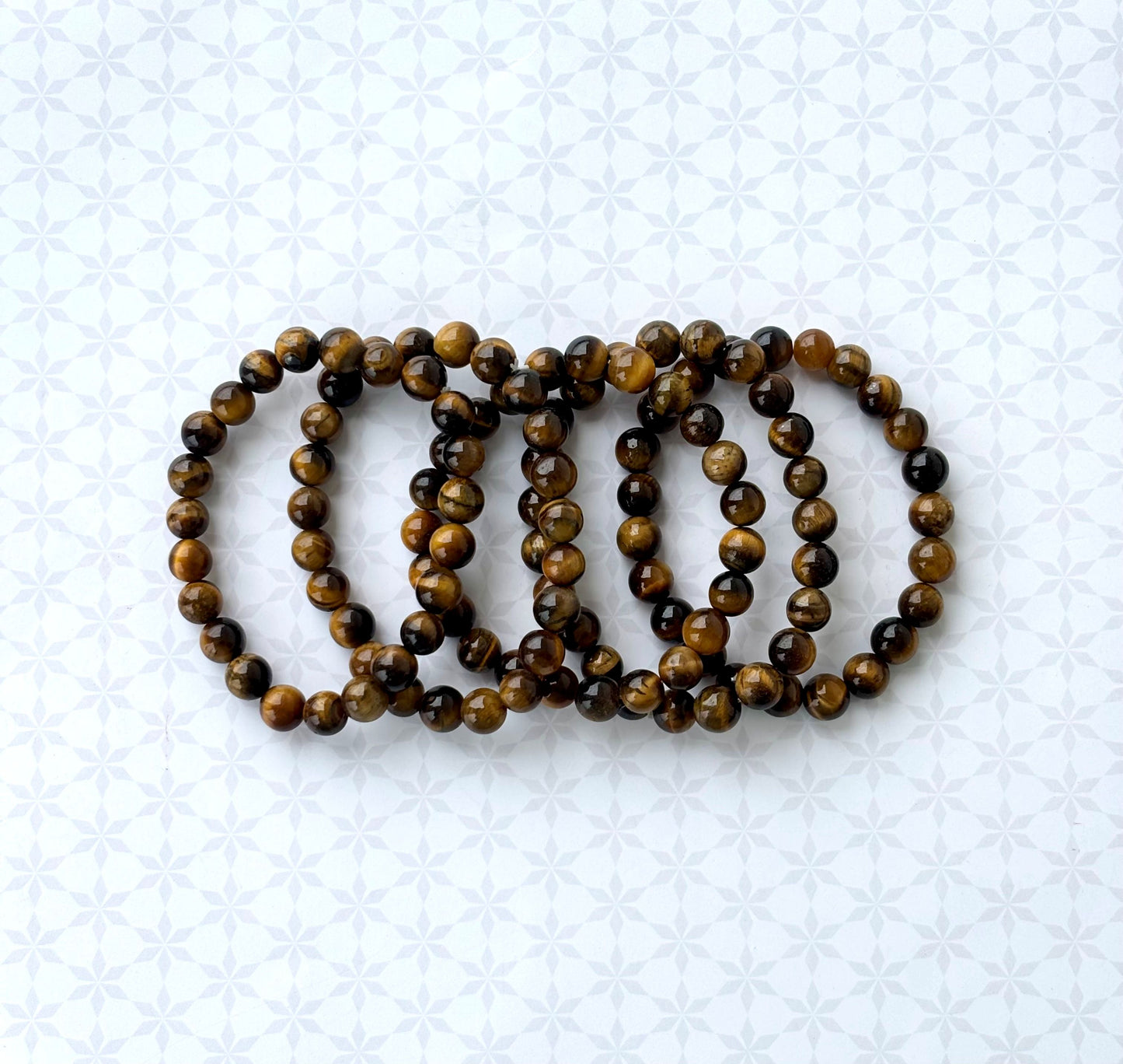 Natural Tiger's Eye Gemstone Bracelet