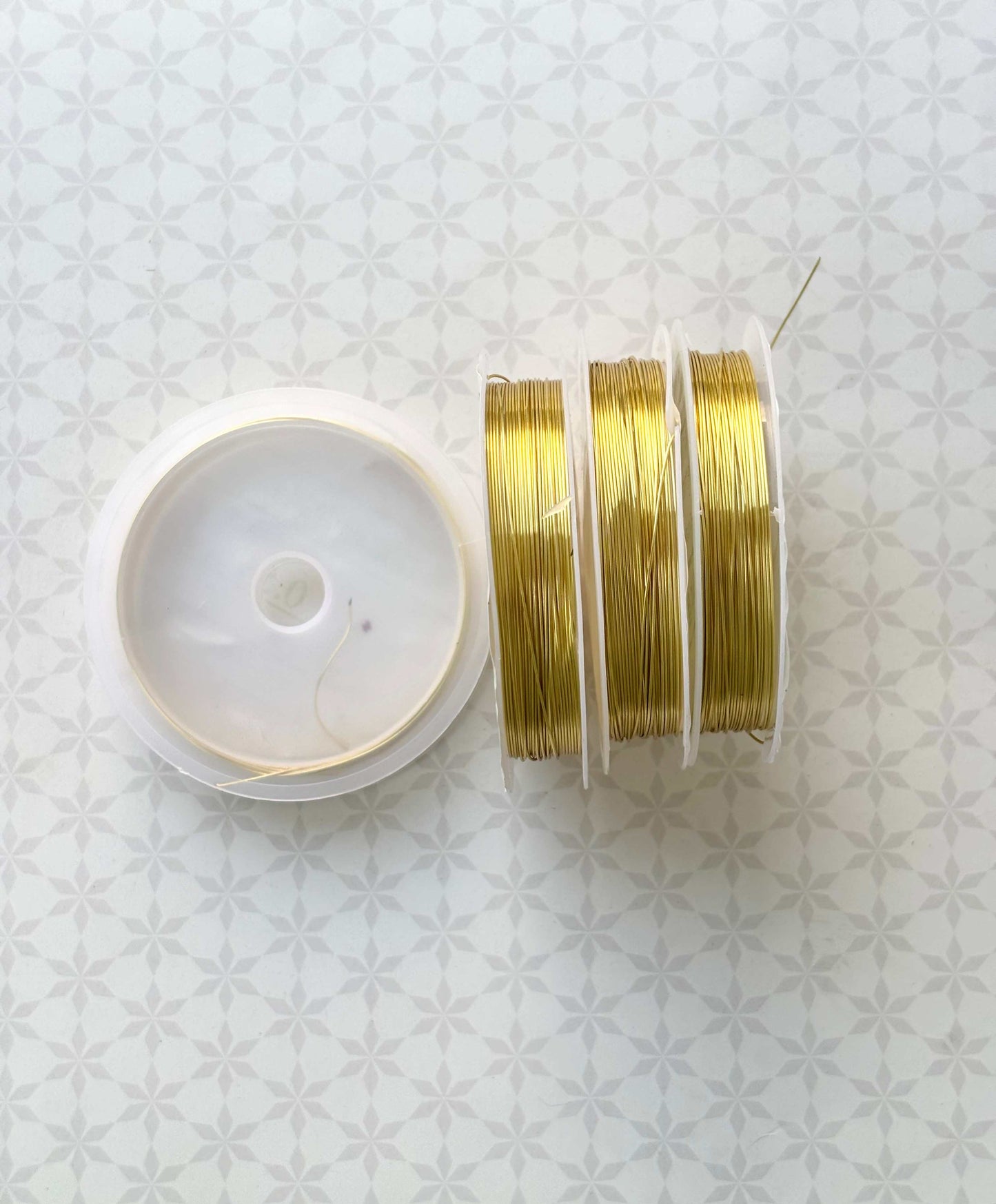 Gold Beading and Jewelry Wire Spools 0.4MM
