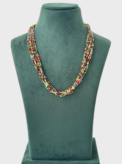 Handcrafted Multicolor Hydro Bead Necklace