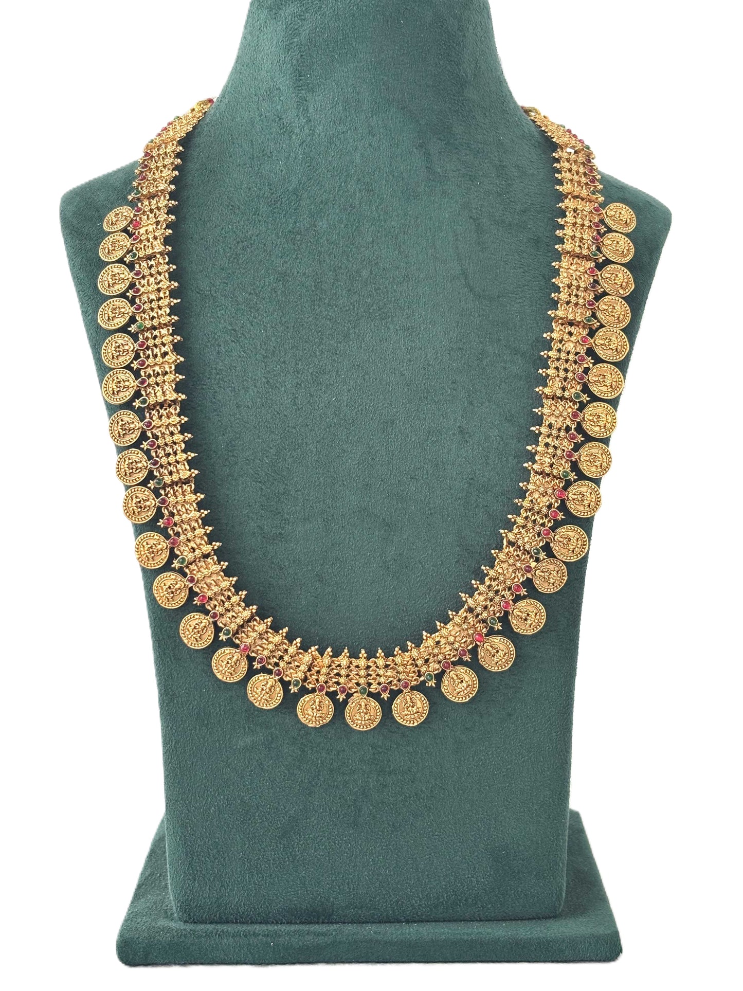 Classic Lakshmi Kasu Mala Bridal Set