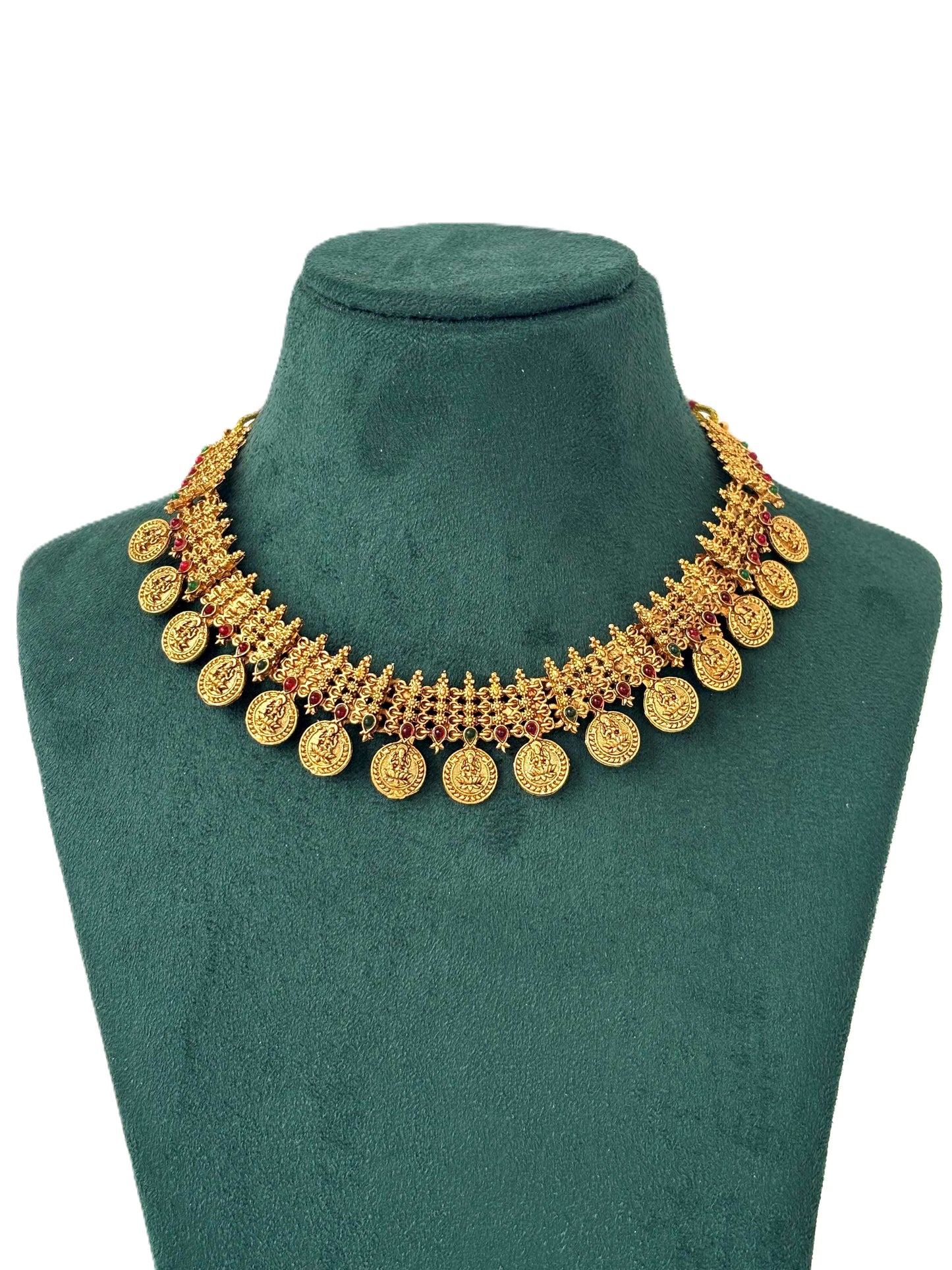 Classic Lakshmi Kasu Mala Bridal Set