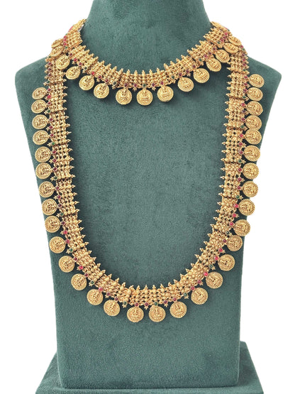 Classic Lakshmi Kasu Mala Bridal Set