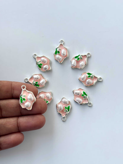 Organic Pearl Blossom Charms