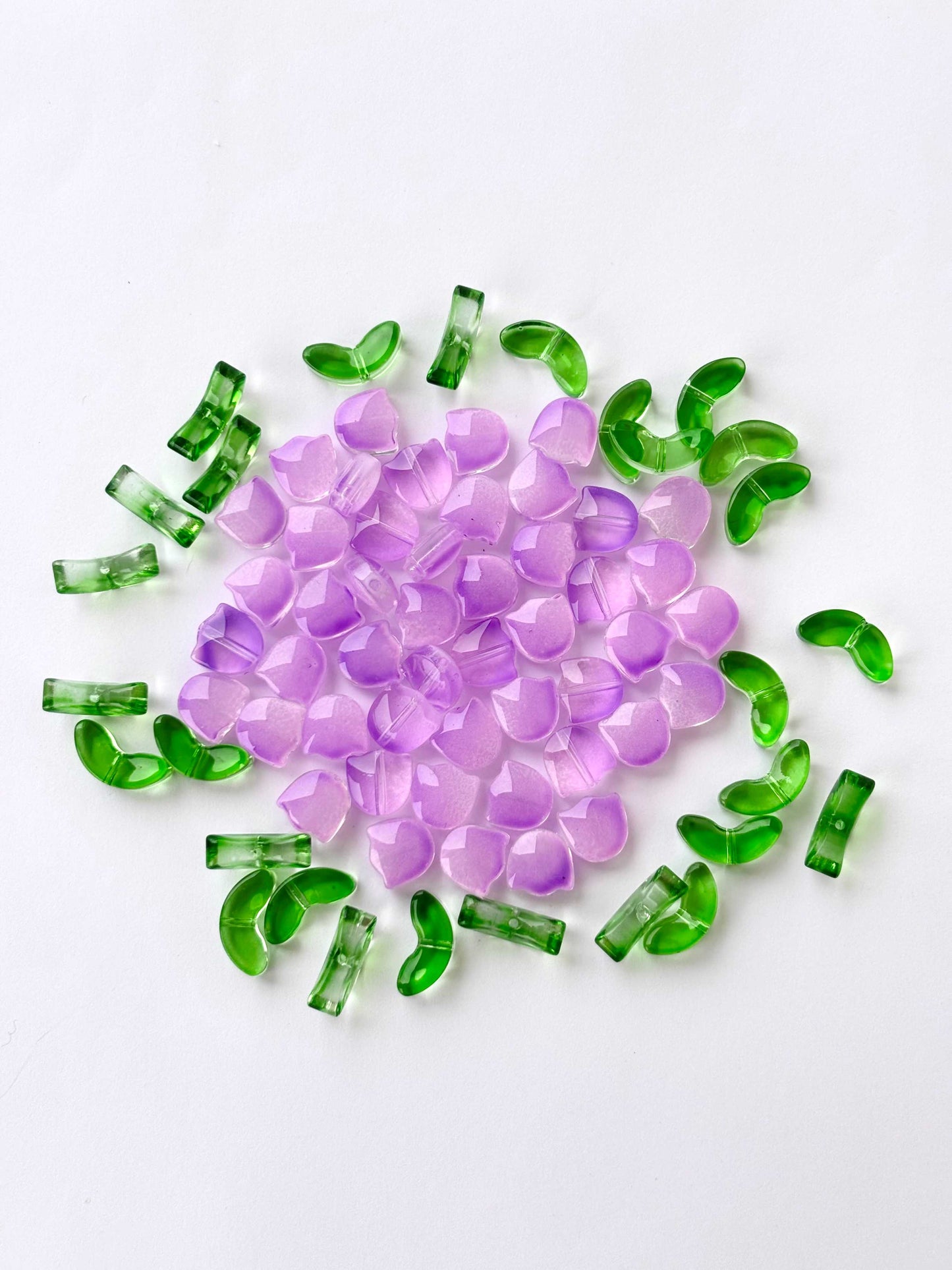 Lavender Tulip Beads