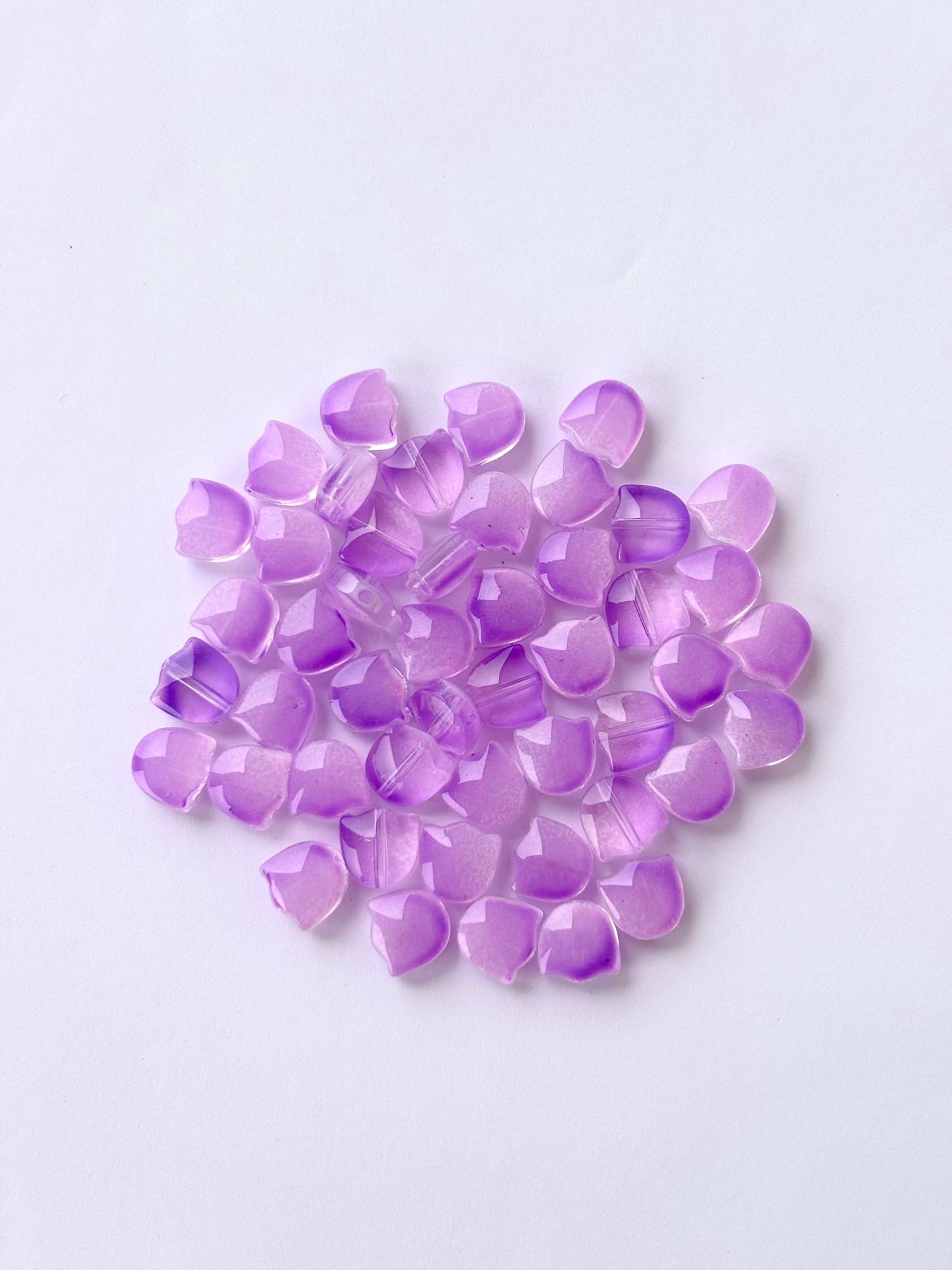 Lavender Tulip Beads