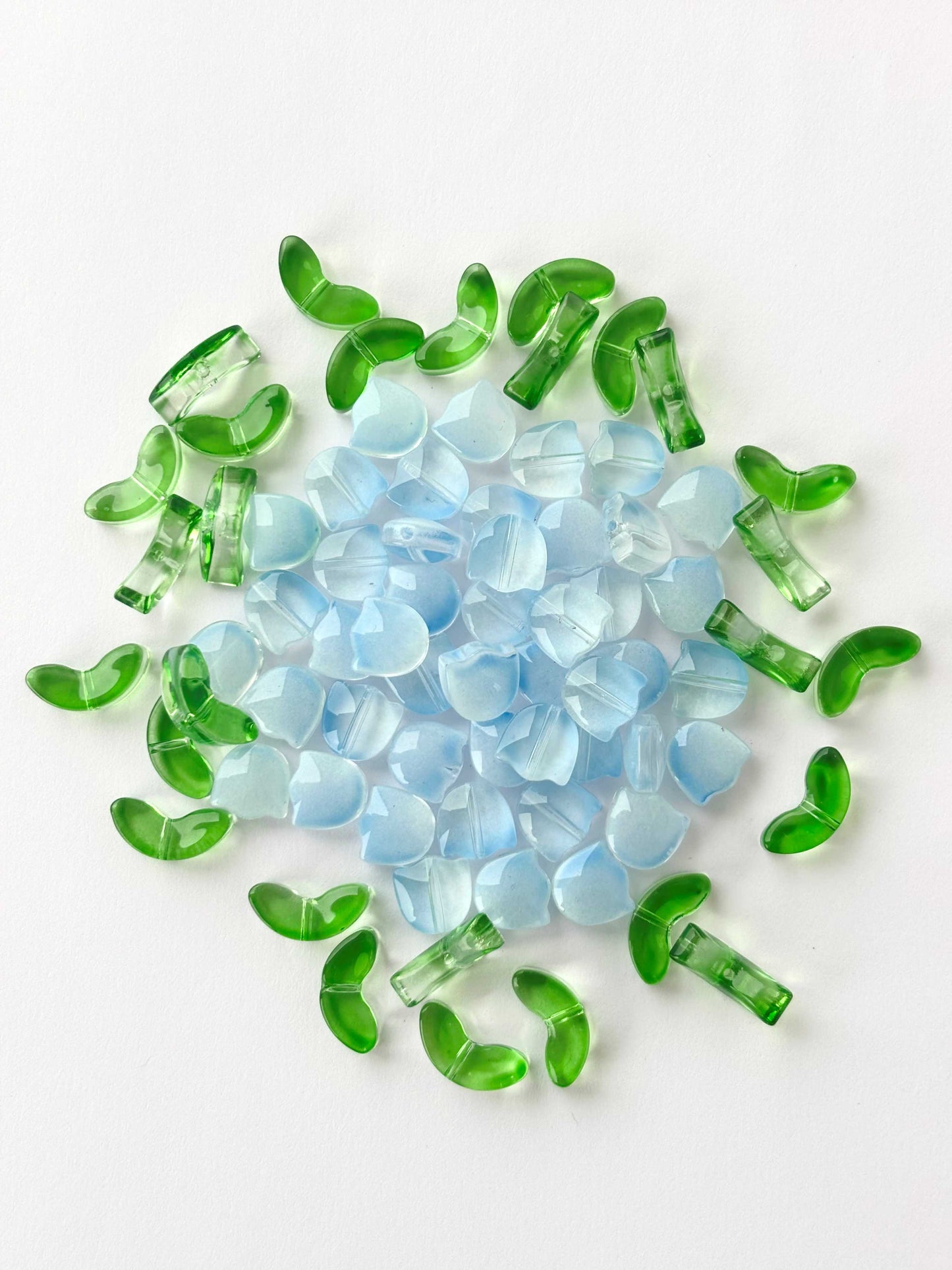 Sky Blue Tulip Beads