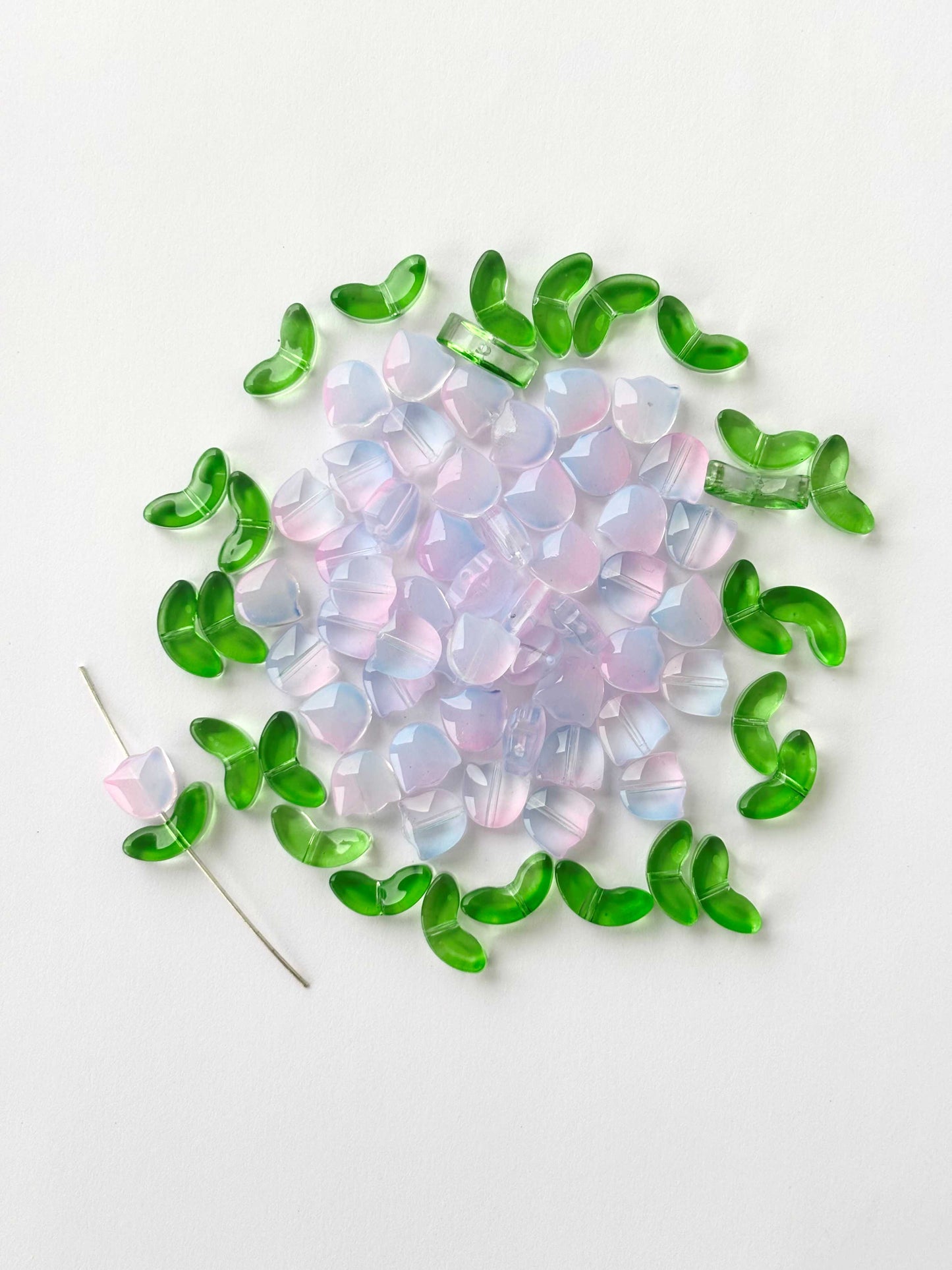 Ethereal Blush Tulip bead