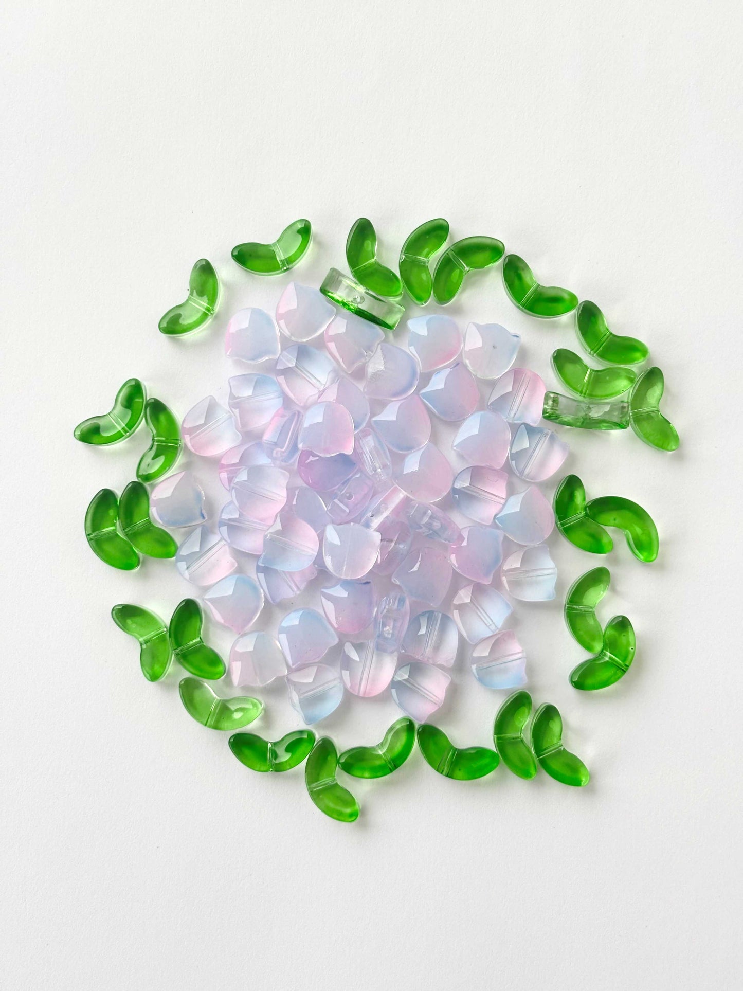 Ethereal Blush Tulip bead