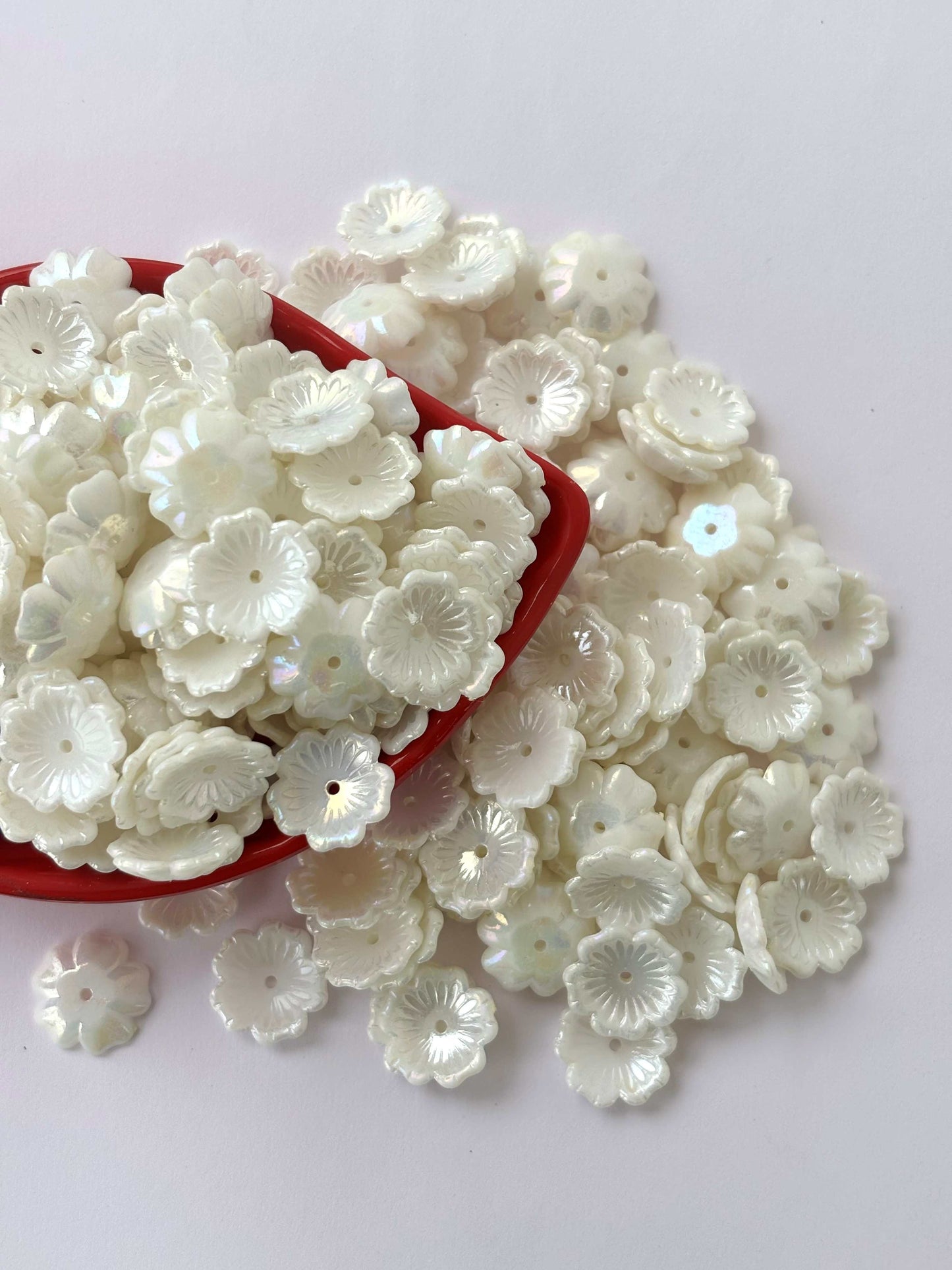 Pearl Daisy Bloom Beads