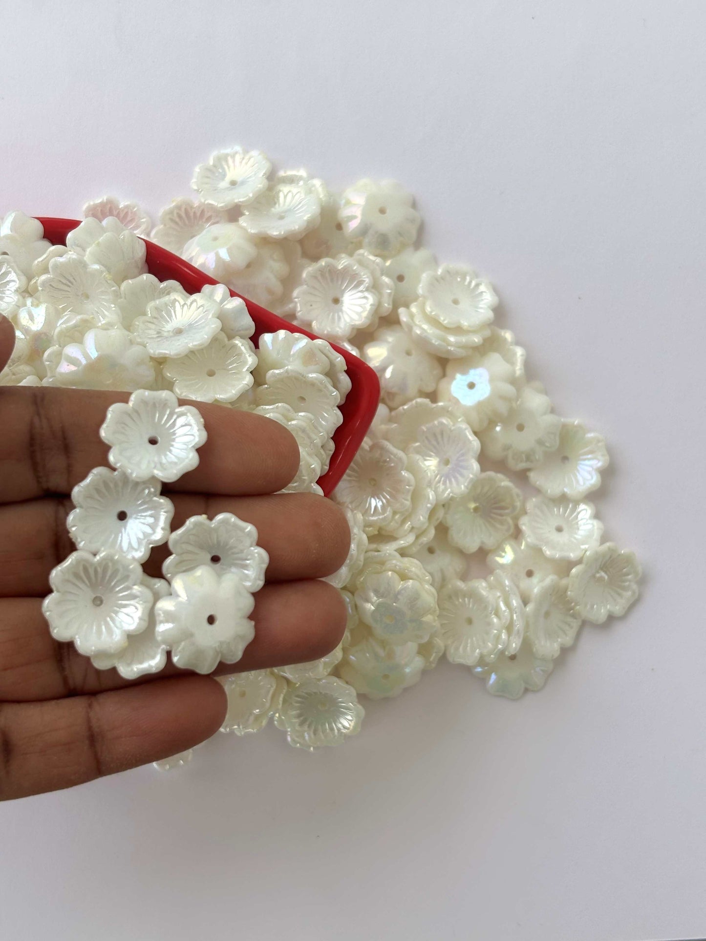 Pearl Daisy Bloom Beads