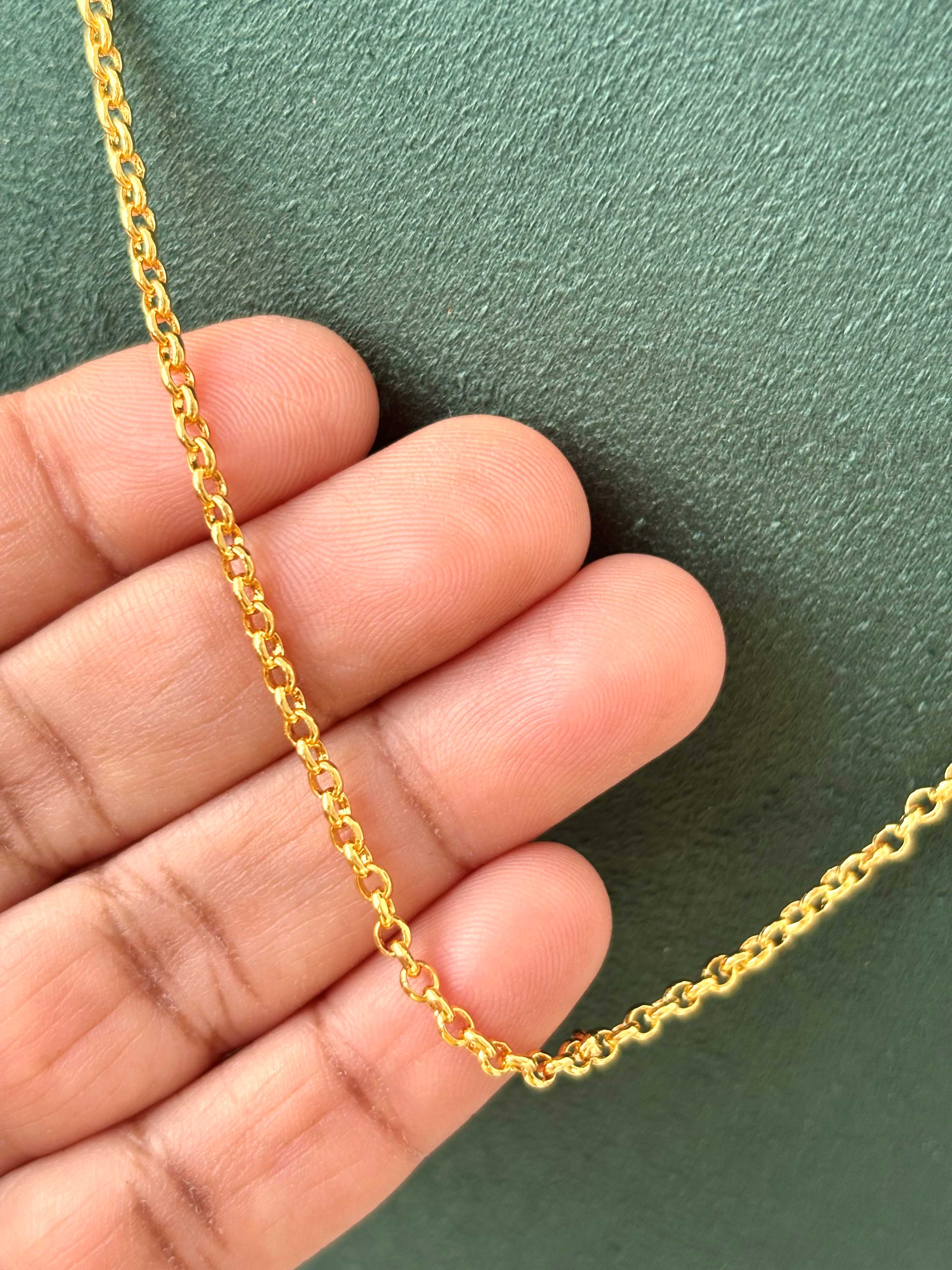 Gold Lightweight Chain Design 4