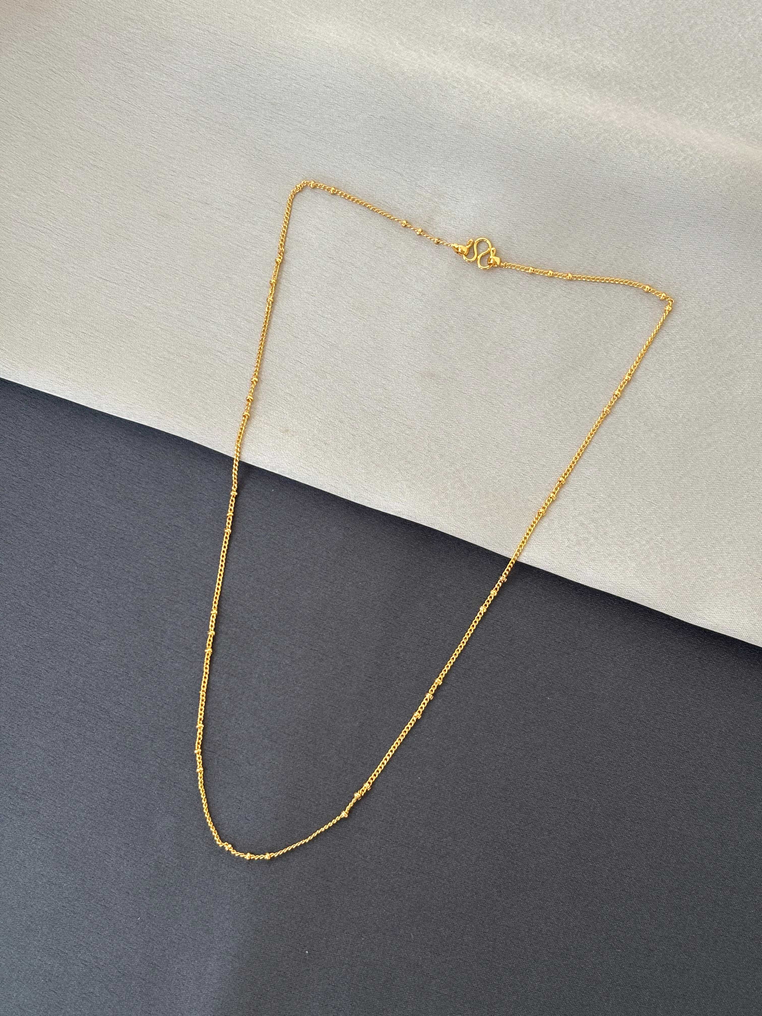 Gold Lightweight Chain Design 5