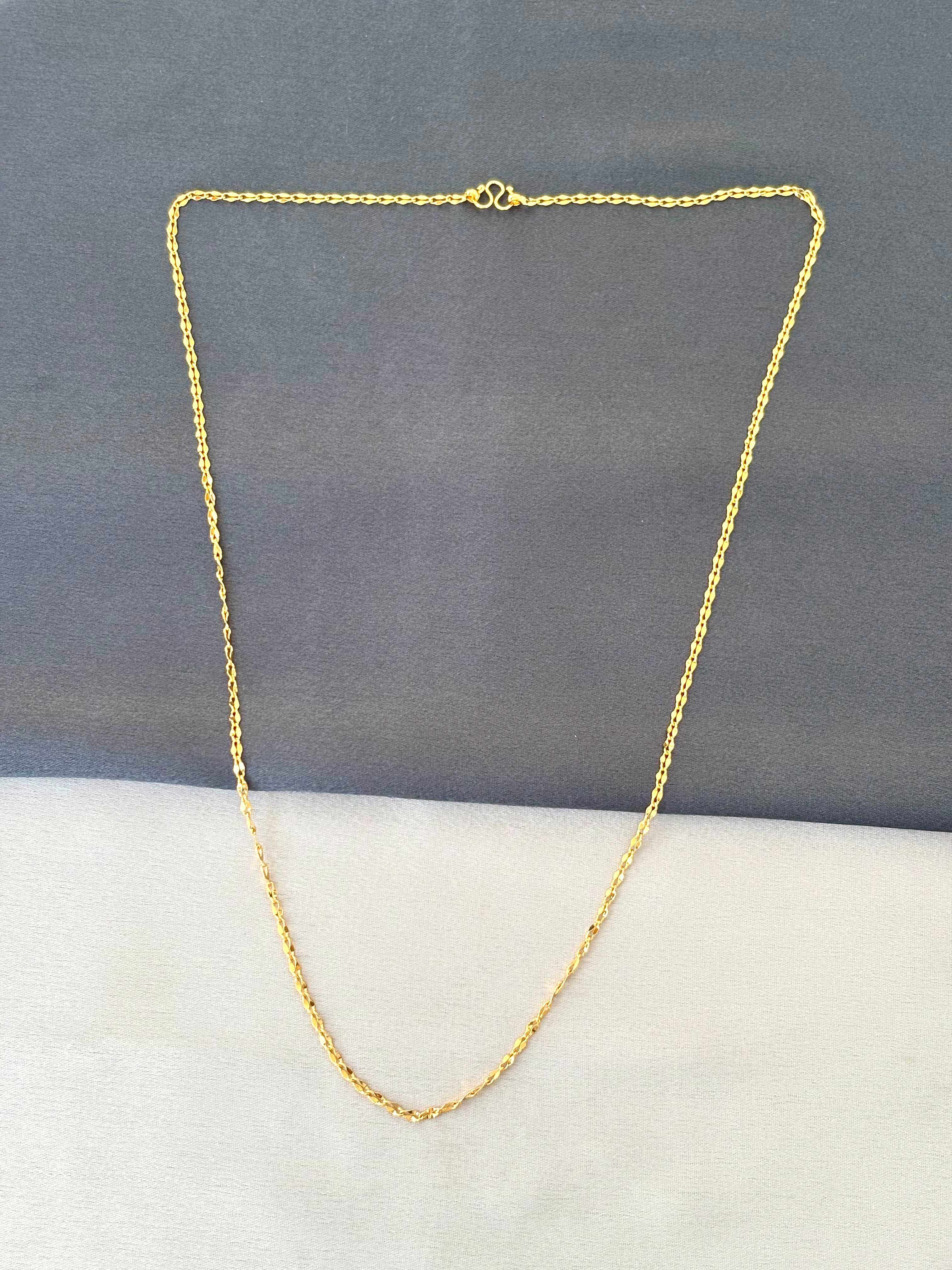 Gold Lightweight Chain Design 7