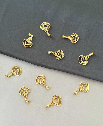 Gold-Plated Lattice Pendants
