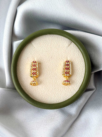 Gold Plated Bell Drop Earrings
