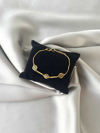 Gold-Plated Sleek Box Chain Bracelet