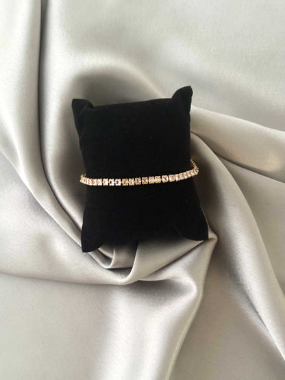 Sparkling Square Cut Crystal Bracelet