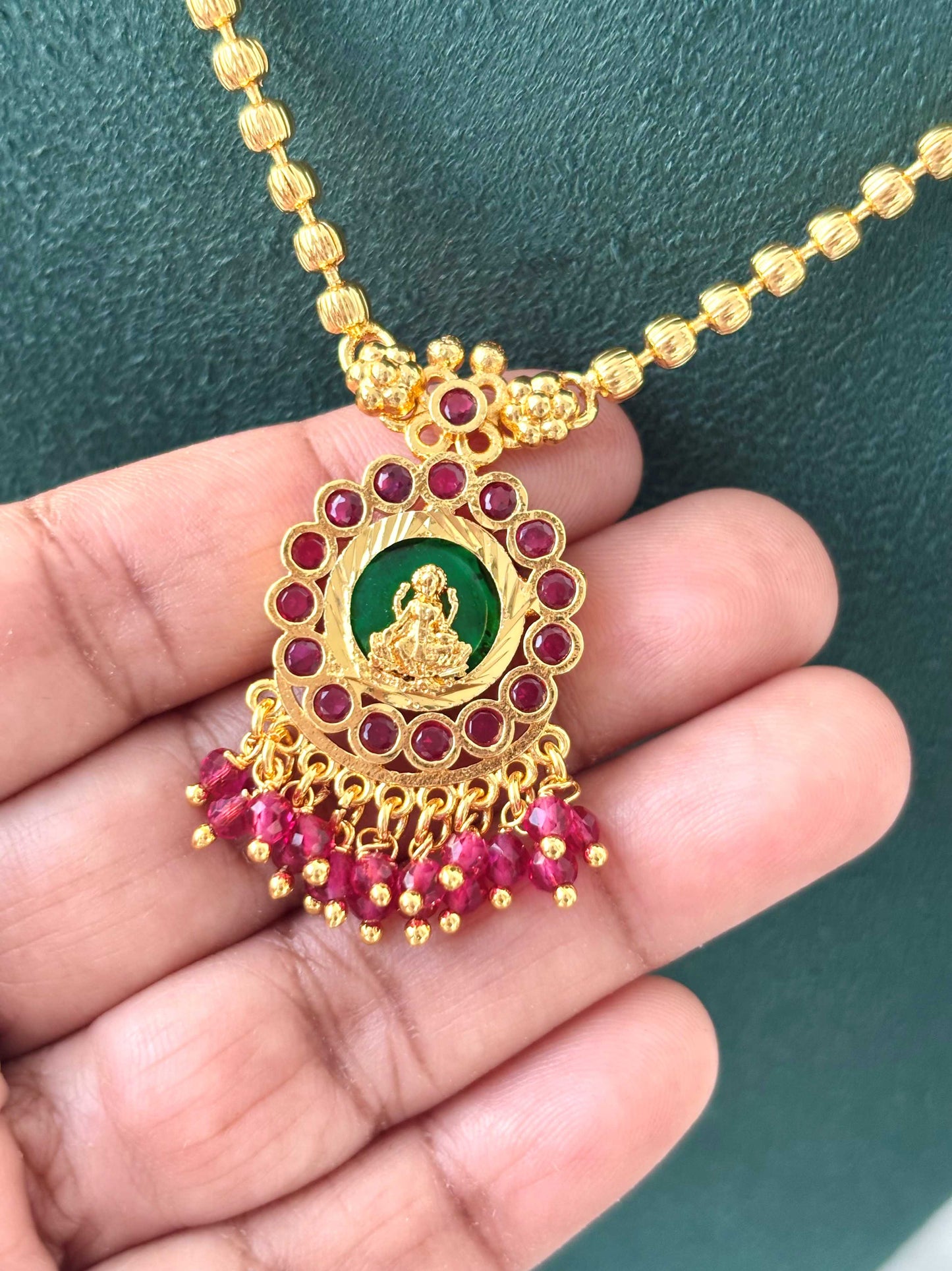Traditional Lakshmi Pendant Neckwear