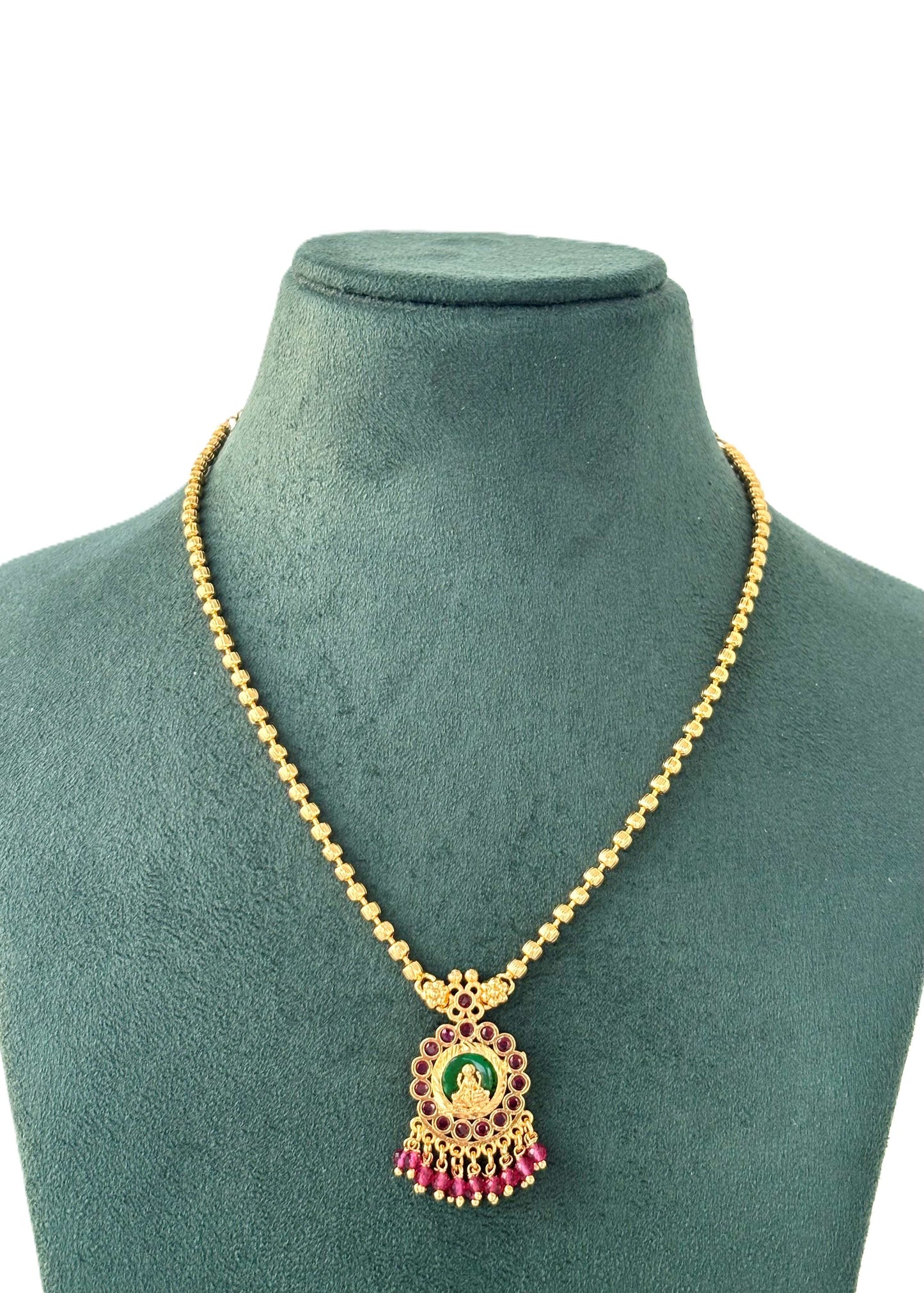 Traditional Lakshmi Pendant Neckwear