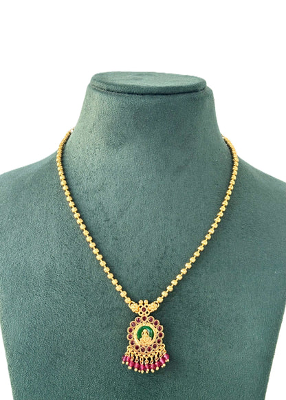 Traditional Lakshmi Pendant Neckwear