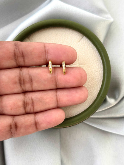 Rose Single Stone Studs