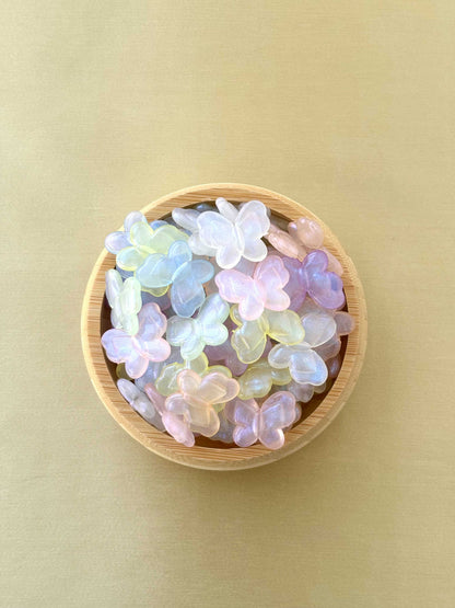 Pastel Shimmer Butterfly Beads