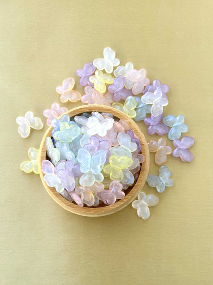 Pastel Shimmer Butterfly Beads