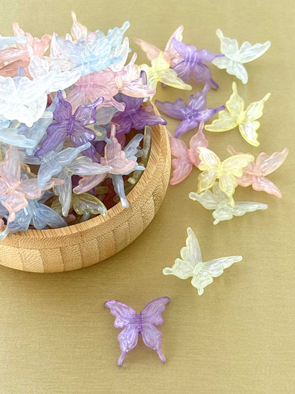 Sharp-Winged Iridescent Butterfly Beads