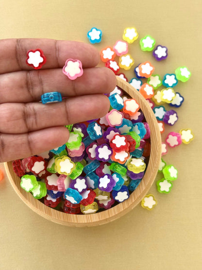Floral Beads for Jewelry Making 10MM