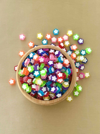 Floral Beads for Jewelry Making 10MM