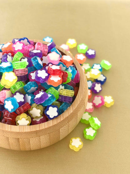 Floral Beads for Jewelry Making 10MM